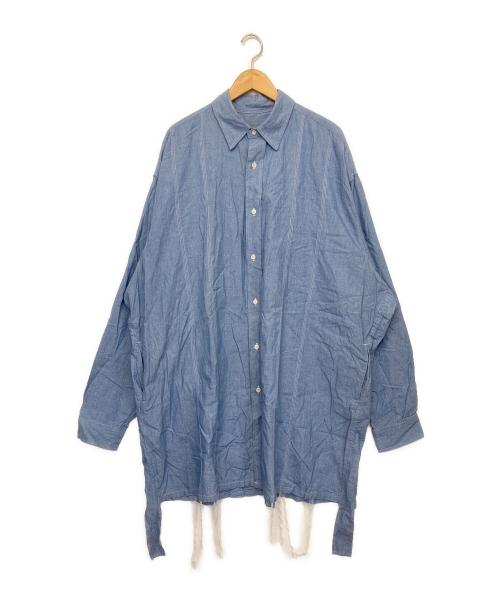 sillage（シアージ）Sillage (シアージ) オーバーサイズシャツ スカイブルー サイズ:FREEの古着・服飾アイテム