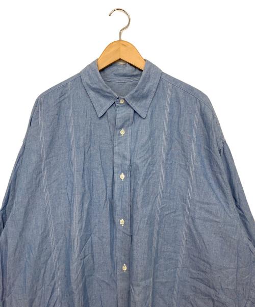 sillage（シアージ）Sillage (シアージ) オーバーサイズシャツ スカイブルー サイズ:FREEの古着・服飾アイテム