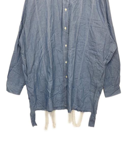 sillage（シアージ）Sillage (シアージ) オーバーサイズシャツ スカイブルー サイズ:FREEの古着・服飾アイテム