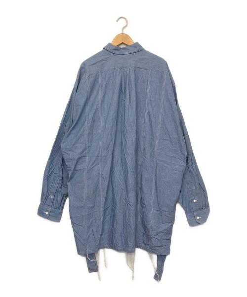 sillage（シアージ）Sillage (シアージ) オーバーサイズシャツ スカイブルー サイズ:FREEの古着・服飾アイテム