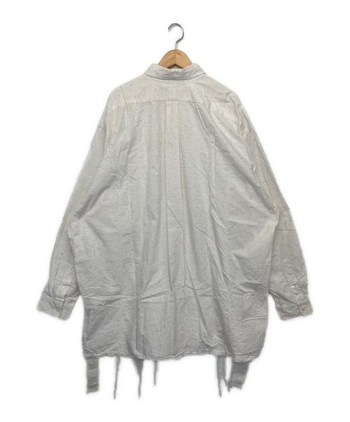 sillage（シアージ）sillage (シアージ) オーバーサイズシャツ ホワイト サイズ:FREEの古着・服飾アイテム