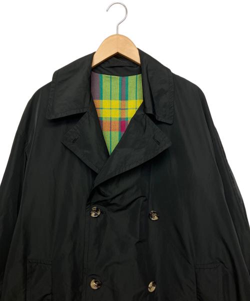 KANDOR（KANDOR）KANDOR (KANDOR) ステンカラーコート　19SS-10BOX×FS×ISETAN-01 ブラック サイズ:Mの古着・服飾アイテム