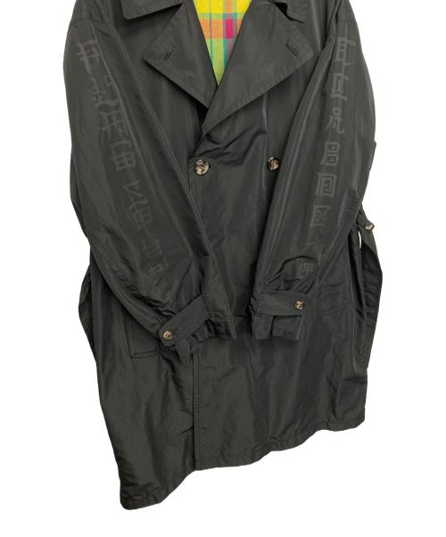 KANDOR（KANDOR）KANDOR (KANDOR) ステンカラーコート　19SS-10BOX×FS×ISETAN-01 ブラック サイズ:Mの古着・服飾アイテム