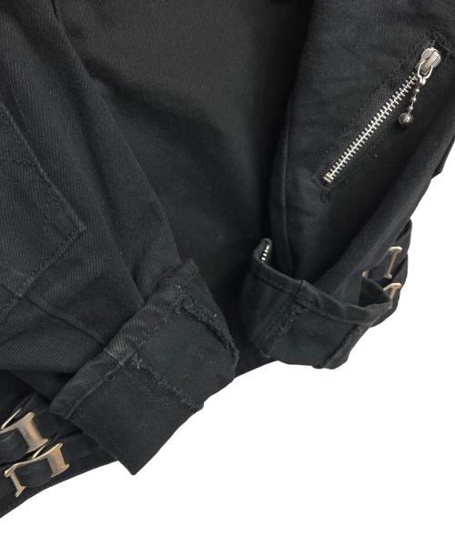 KING MOB（キングモブ）KING MOB (キングモブ) ライダースジャケット ブラック サイズ:不明の古着・服飾アイテム