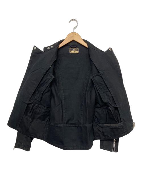 KING MOB（キングモブ）KING MOB (キングモブ) ライダースジャケット ブラック サイズ:不明の古着・服飾アイテム
