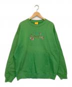 Dimeダイム）の古着「クルーネックスウェット」｜グリーン