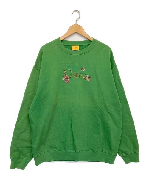 Dime（ダイム）Dime (ダイム) クルーネックスウェット グリーン サイズ:L　の古着・服飾アイテム