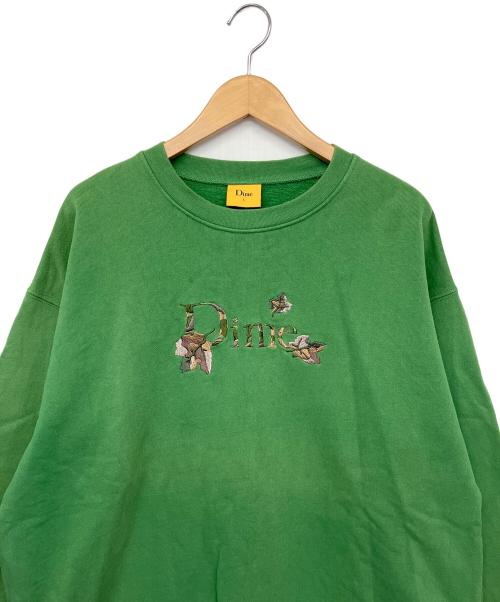 Dime（ダイム）Dime (ダイム) クルーネックスウェット グリーン サイズ:L　の古着・服飾アイテム