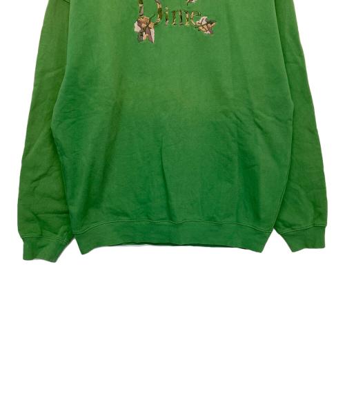 Dime（ダイム）Dime (ダイム) クルーネックスウェット グリーン サイズ:L　の古着・服飾アイテム