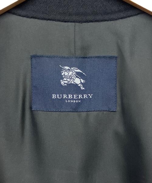 BURBERRY LONDON（バーバリーロンドン）BURBERRY LONDON (バーバリーロンドン) ウールコート ネイビー サイズ:40の古着・服飾アイテム