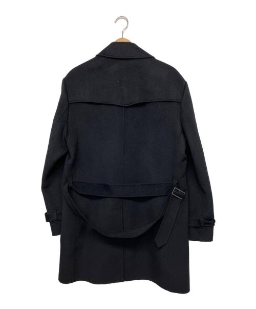 BURBERRY LONDON（バーバリーロンドン）BURBERRY LONDON (バーバリーロンドン) ウールコート ネイビー サイズ:40の古着・服飾アイテム