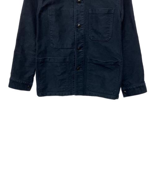 F.O.B FACTORY（エフオービー ファクトリー）F.O.B FACTORY (エフオービー ファクトリー) モールスキンジャケット ネイビー サイズ:Sの古着・服飾アイテム