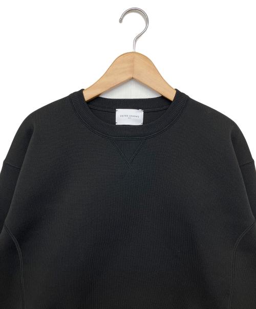 UNITED ARROWS（ユナイテッドアローズ）UNITED ARROWS (ユナイテッドアローズ) クルーネックスウェット ブラック サイズ:FREEの古着・服飾アイテム