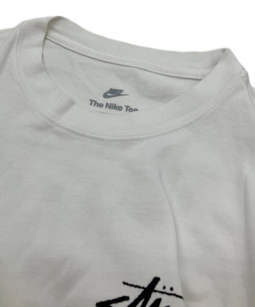 NIKE（ナイキ）NIKE (ナイキ) stussy (ステューシー) Tシャツ ホワイト サイズ:Sの古着・服飾アイテム