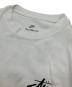 中古・古着 NIKE (ナイキ) stussy (ステューシー) Tシャツ ホワイト サイズ:S：8000円