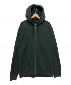 stussyステューシー）の古着「ジップパーカー」｜ブラック