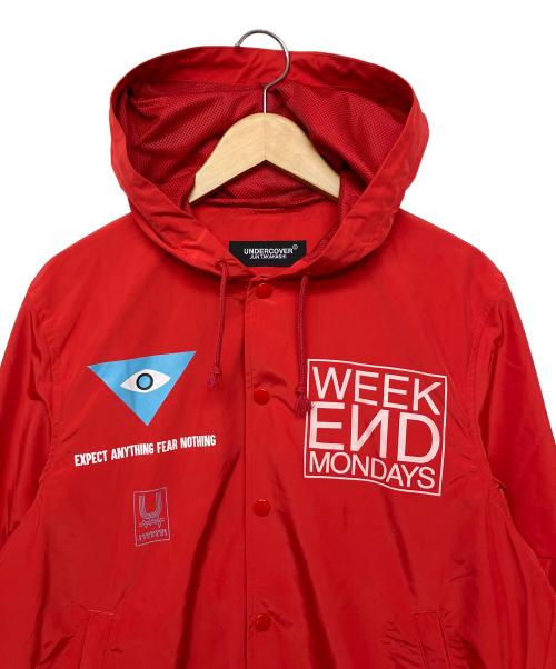 UNDERCOVER（アンダーカバー）UNDERCOVER (アンダーカバー) コーチジャケット レッド サイズ:2の古着・服飾アイテム