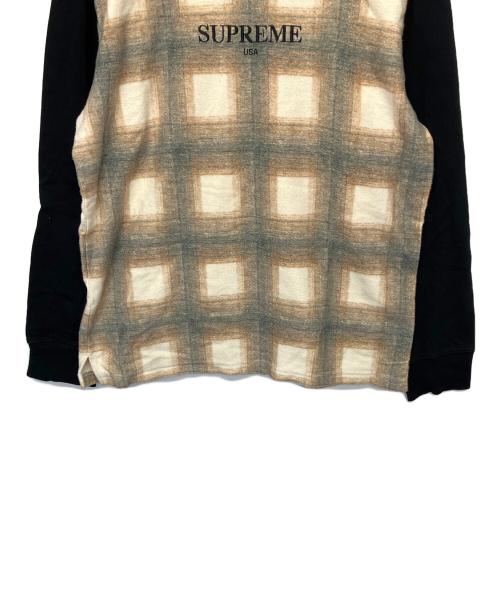 SUPREME（シュプリーム）SUPREME (シュプリーム) プルオーバーパーカー Shadow Plaid Hooded ベージュ サイズ:Mの古着・服飾アイテム