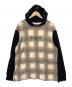 SUPREME（シュプリーム）の古着「プルオーバーパーカー Shadow Plaid Hooded」｜ベージュ