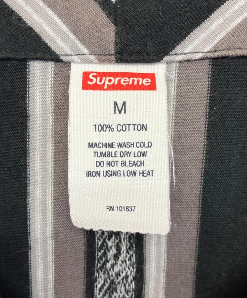 SUPREME（シュプリーム）SUPREME (シュプリーム) jacquard Logo Baseball Jersey ブラック サイズ:Mの古着・服飾アイテム