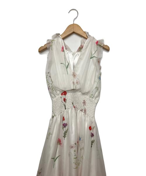 Snidel（スナイデル）Snidel (スナイデル) ノースリーブワンピース ホワイトの古着・服飾アイテム