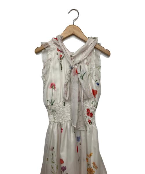 Snidel（スナイデル）Snidel (スナイデル) ノースリーブワンピース ホワイトの古着・服飾アイテム