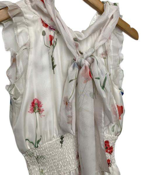 Snidel（スナイデル）Snidel (スナイデル) ノースリーブワンピース ホワイトの古着・服飾アイテム