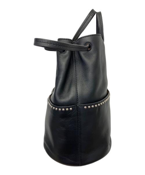 J&M DAVIDSON（ジェイ＆エム デヴィッドソン）J&M DAVIDSON (ジェイ＆エム デヴィッドソン) ミニデイジースタッズバッグ ブラックの古着・服飾アイテム