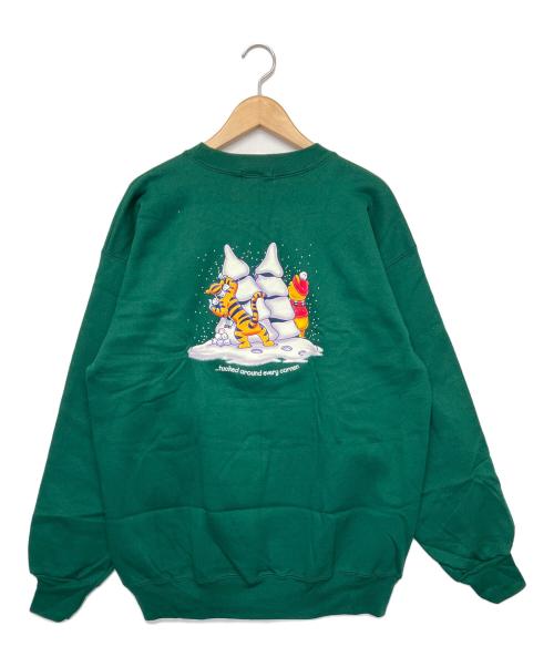TOKYO DISNEYLAND（トーキョーディズニーランド）TOKYO DISNEYLAND (トーキョーディズニーランド) Pooh　スウェット グリーン サイズ:L　の古着・服飾アイテム