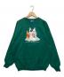TOKYO DISNEYLAND（トーキョーディズニーランド）の古着「Pooh　スウェット」｜グリーン