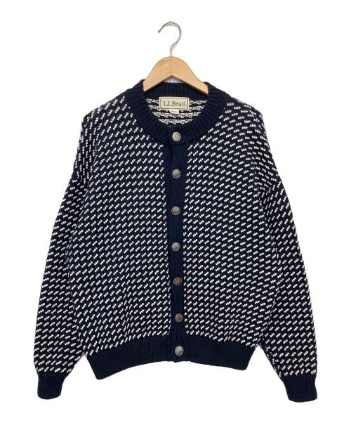 L.L.Bean（エルエルビーン）L.L.Bean (エルエルビーン) 厚手カーディガン ネイビー サイズ:Mの古着・服飾アイテム