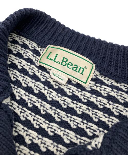 L.L.Bean（エルエルビーン）L.L.Bean (エルエルビーン) 厚手カーディガン ネイビー サイズ:Mの古着・服飾アイテム