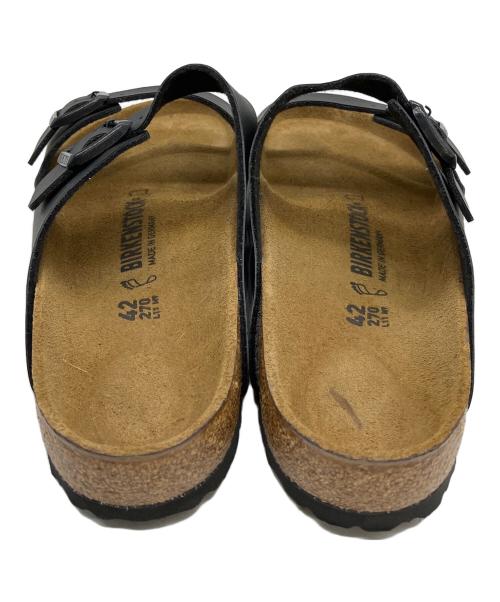 BIRKENSTOCK（ビルケンシュトック）BIRKENSTOCK (ビルケンシュトック) アリゾナ サンダル ブラック サイズ:42の古着・服飾アイテム