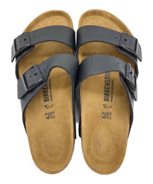 BIRKENSTOCK（ビルケンシュトック）BIRKENSTOCK (ビルケンシュトック) アリゾナ サンダル ブラック サイズ:42の古着・服飾アイテム