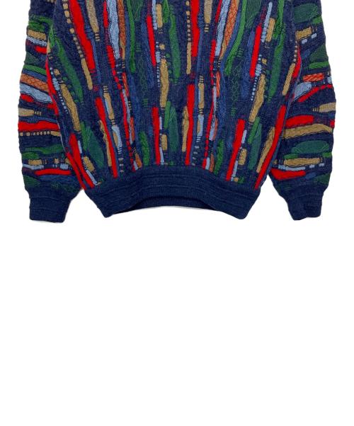 limnos（リムノス）limnos (リムノス) 3Dニット ブルー サイズ:SSの古着・服飾アイテム