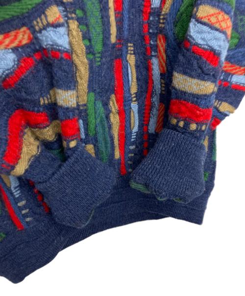 limnos（リムノス）limnos (リムノス) 3Dニット ブルー サイズ:SSの古着・服飾アイテム