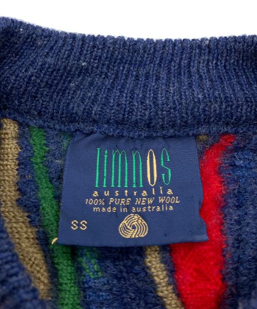 limnos（リムノス）limnos (リムノス) 3Dニット ブルー サイズ:SSの古着・服飾アイテム