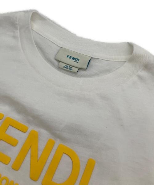FENDI（フェンディ）FENDI (フェンディ) JUI137 7AJ 12A　半袖Tシャツ ホワイト サイズ:12Aの古着・服飾アイテム