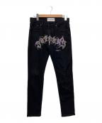 JANPARIジャンパリ）の古着「デニムパンツ」｜ブラック