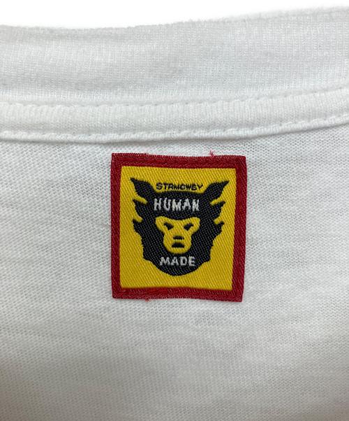 HUMAN MADE（ヒューマンメイド）HUMAN MADE (ヒューマンメイド) ロングスリーブカットソー ホワイト サイズ:Lの古着・服飾アイテム