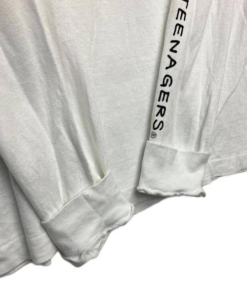 HUMAN MADE（ヒューマンメイド）HUMAN MADE (ヒューマンメイド) ロングスリーブカットソー ホワイト サイズ:Lの古着・服飾アイテム