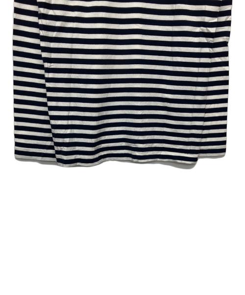 COMME des GARCONS（コムデギャルソン）COMME des GARCONS (コムデギャルソン) ロングスリーブカットソー ブラック×ホワイト サイズ:Lの古着・服飾アイテム