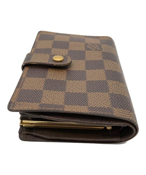 LOUIS VUITTON（ルイ ヴィトン）LOUIS VUITTON (ルイ ヴィトン) ダミエ　2つ折り財布 ブラウンの古着・服飾アイテム