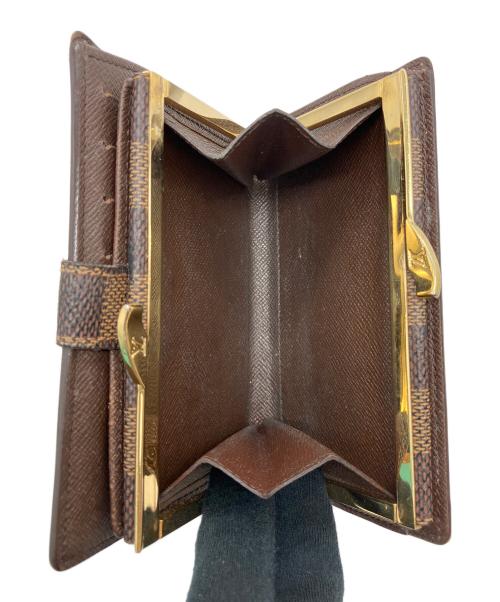 LOUIS VUITTON（ルイ ヴィトン）LOUIS VUITTON (ルイ ヴィトン) ダミエ　2つ折り財布 ブラウンの古着・服飾アイテム
