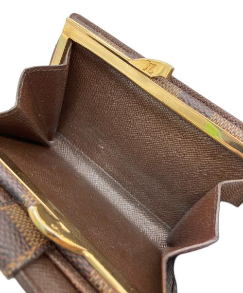 LOUIS VUITTON（ルイ ヴィトン）LOUIS VUITTON (ルイ ヴィトン) ダミエ　2つ折り財布 ブラウンの古着・服飾アイテム