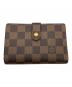 LOUIS VUITTON（ルイ ヴィトン）の古着「ダミエ　2つ折り財布」｜ブラウン