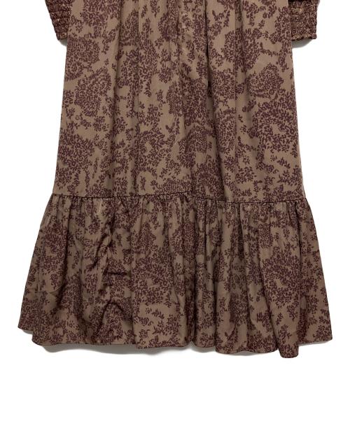 HER LIP TO（ハーリップトゥ）Her lip to (ハーリップトゥ) 長袖ワンピース ブラウン サイズ:FREEの古着・服飾アイテム