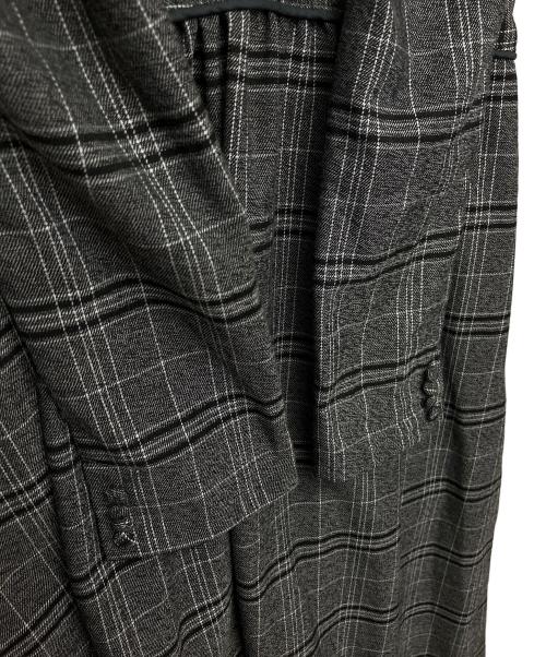 HER LIP TO（ハーリップトゥ）Her lip to (ハーリップトゥ) pleated pleats long dress　長袖ワンピース グレー サイズ:Sの古着・服飾アイテム