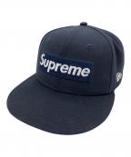 SUPREME×New Eraシュプリーム×ニューエラ）の古着「Supreme×New Era　キャップ」｜ネイビー