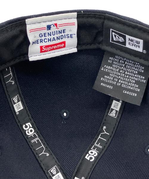 SUPREME（シュプリーム）Supreme (シュプリーム) New Era (ニューエラ) Supreme×New Era　キャップ ネイビー サイズ:56.6ｃｍの古着・服飾アイテム